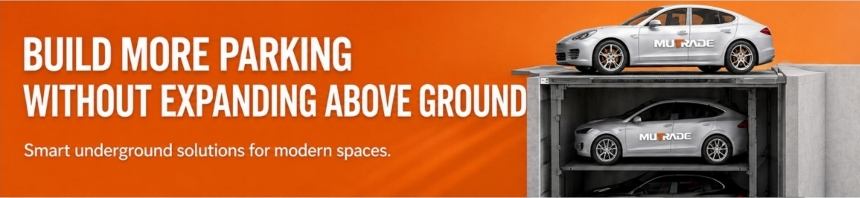 PFPP Pit Four Post Parking System Hidden Underground Parking for Premium and Space-Limited Projects 2 نظام PFPP Pit Four Post Parking System، موقف سيارات مخفي تحت الأرض للمشاريع المتميزة والمحدودة المساحة